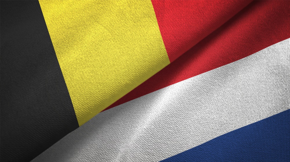 Belgiens og Hollands flag