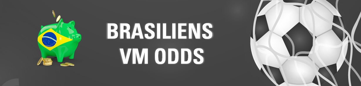 Brasiliens odds ved VM 2022 i fodbold