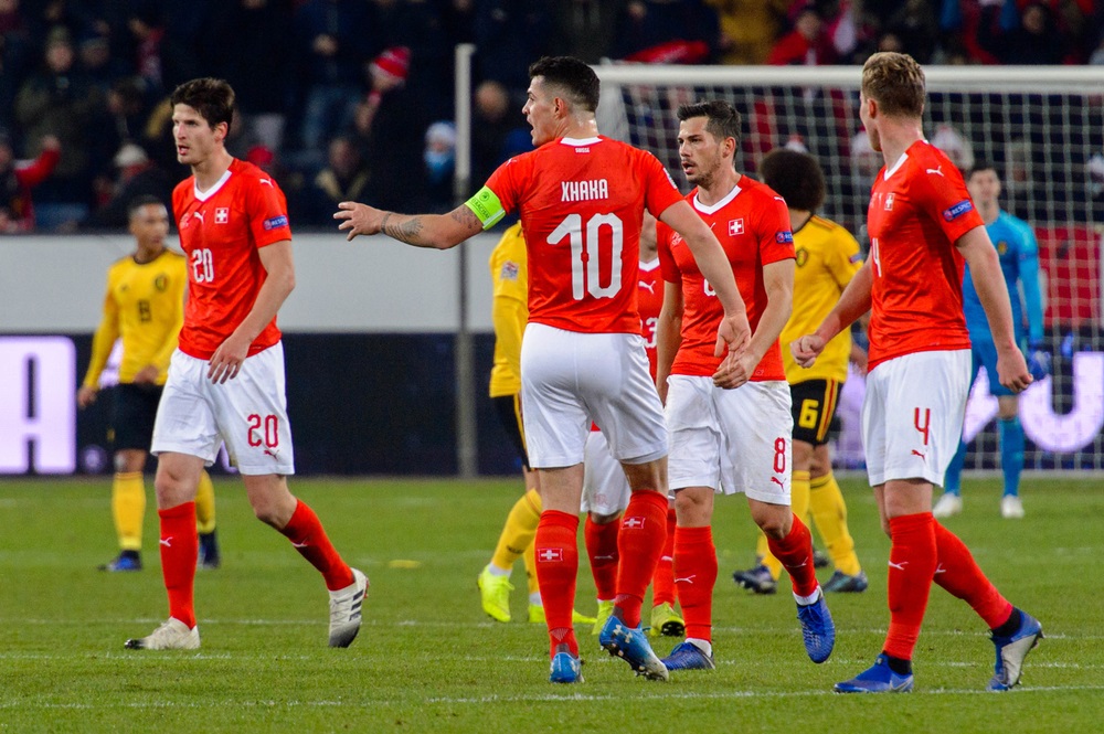 Granit Xhaka er en styrmand på Schweiz' landshold (foto: shutterstock.com)