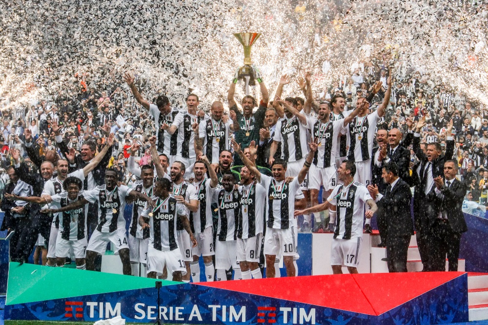 Juventus fejrer endnu et mesterskab i Serie A