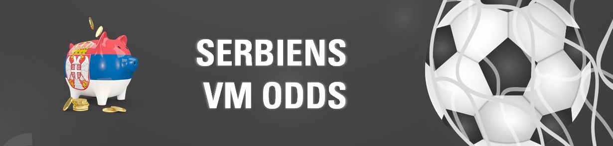 Serbiens odds ved VM 2022 i fodbold