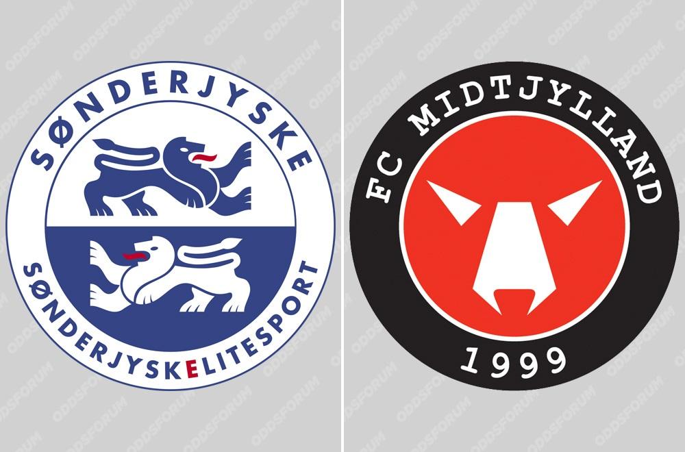 SønderjyskE vs FC Midtjylland logo