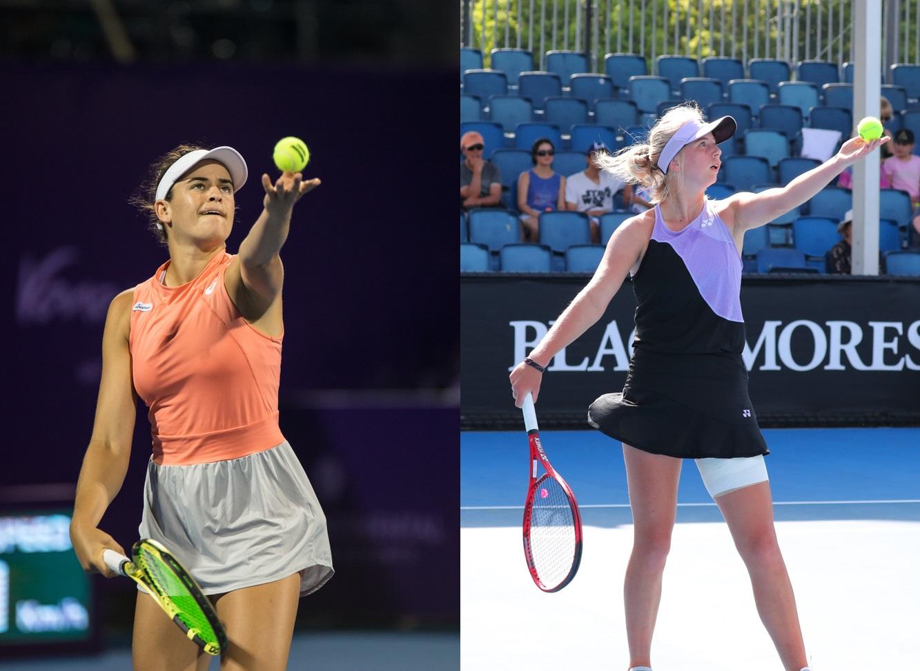 Jennifer Brady vs Clara Tauson (fotos: shutterstock.com)