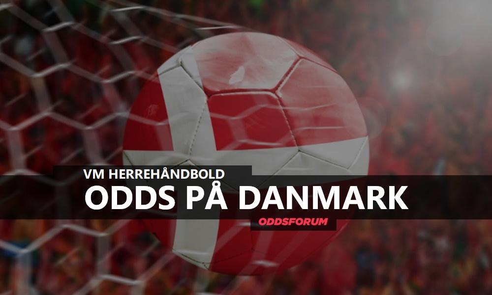 Odds på Danmark ved VM i Herrehåndbold