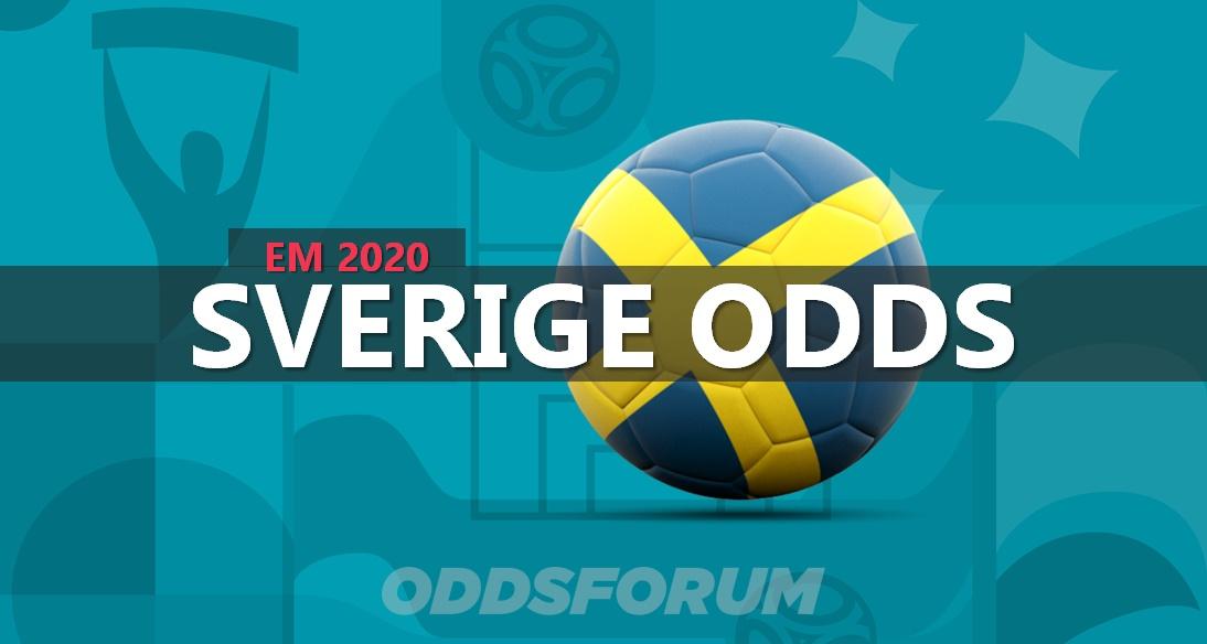 Sverige odds ved EM 2020 i fodbold