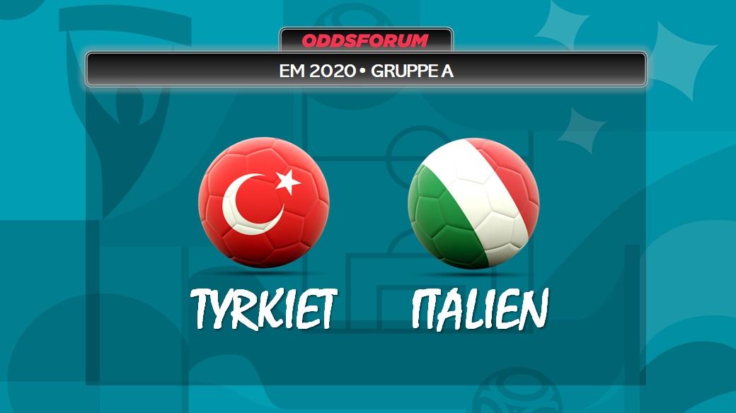 Tyrkiet vs Italien ved EM 2020 i fodbold
