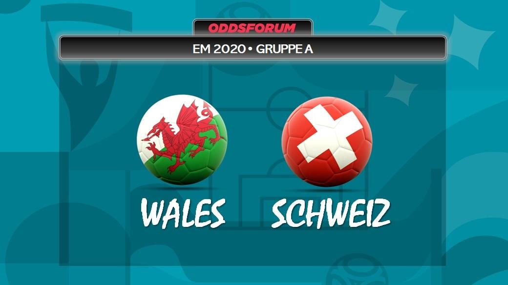 Wales vs Schweiz ved EM 2020 i fodbold
