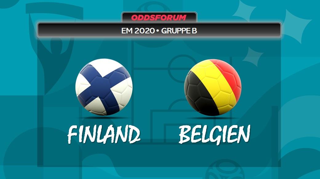 Finland vs Belgien ved EM 2020 i fodbold