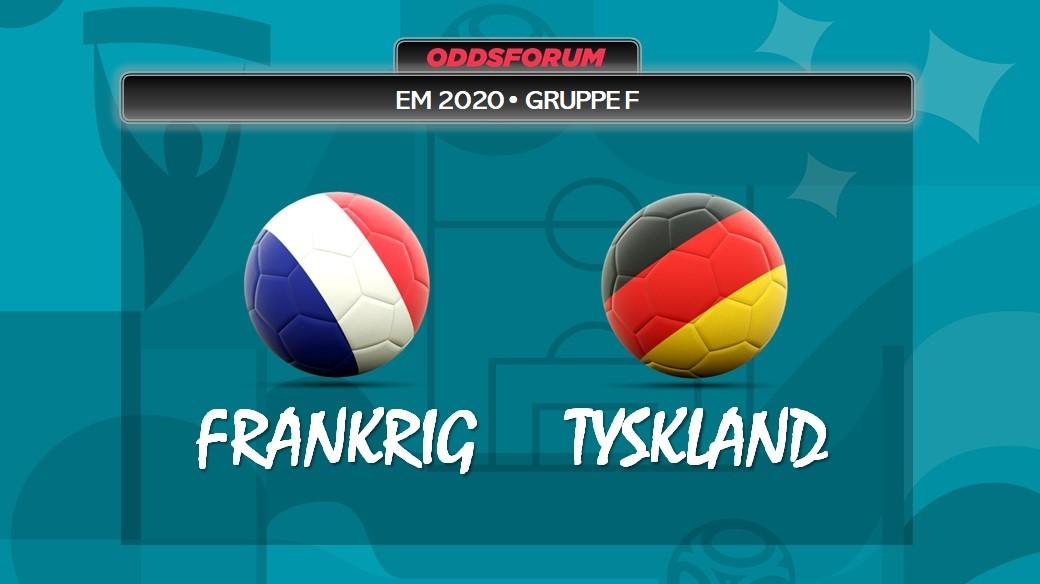 Frankrig vs Tyskland ved EM 2020 i fodbold