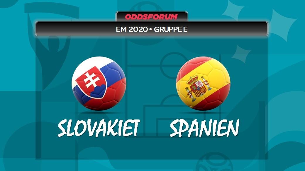 Slovakiet vs Spanien ved EM 2020 i fodbold