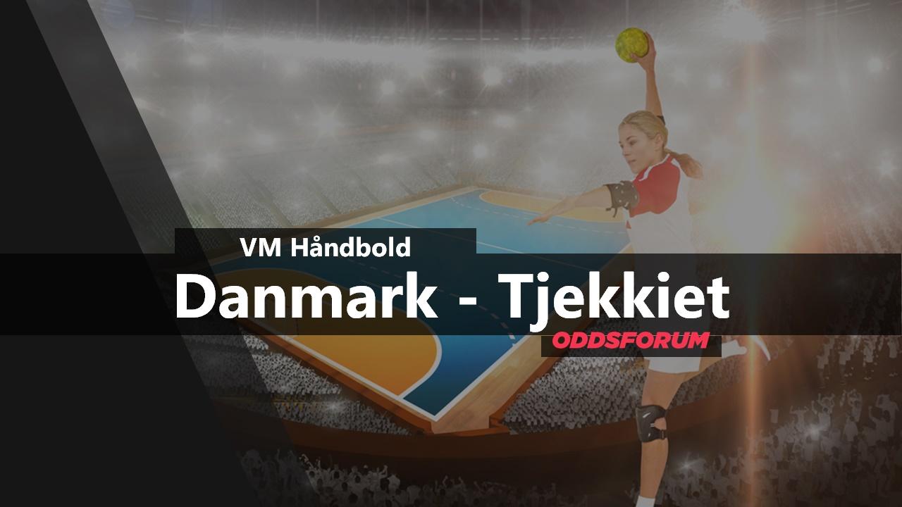 Danmark - Tjekkiet ved VM i Damehåndbold