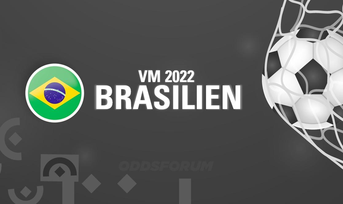 Brasiliens trup, kampe og odds ved VM 2022 i fodbold