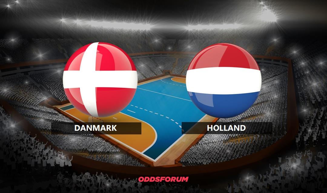Danmark vs Holland ved EM Håndbold 2022