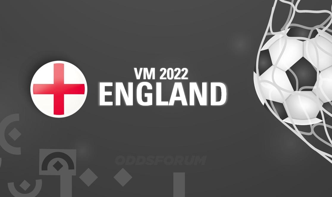Englands trup, kampe og odds ved VM 2022 i fodbold