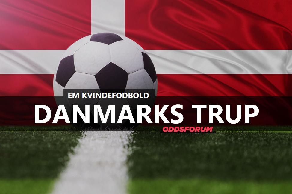 Danmarks trup til EM 2022 i kvindefodbold
