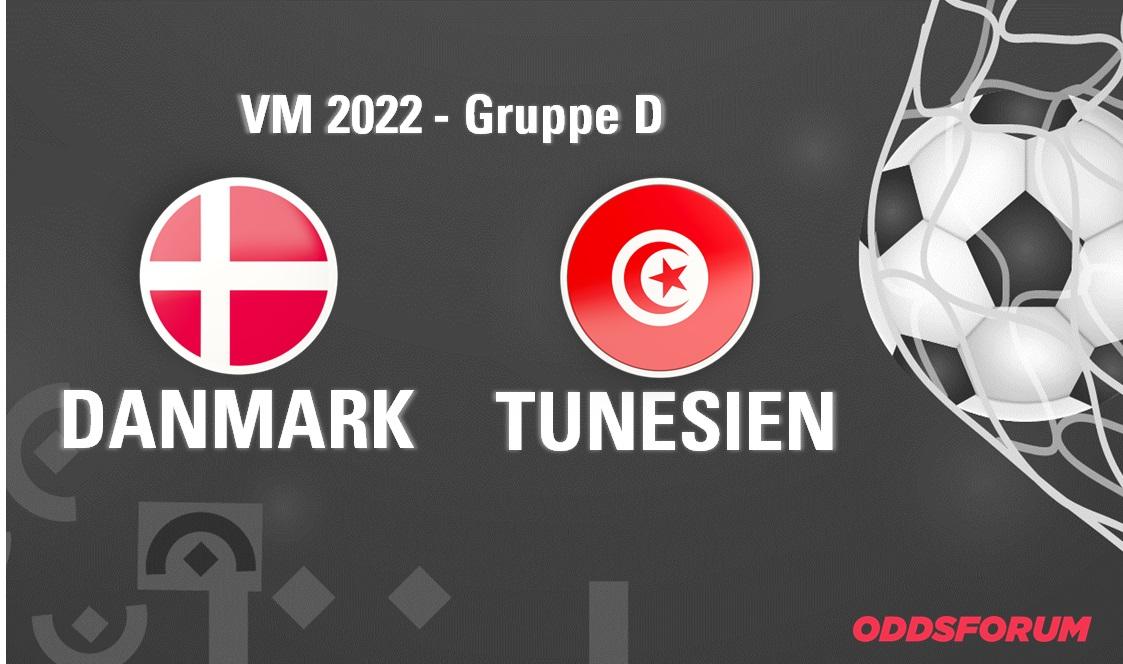 Danmark - Tunesien ved fodbold VM 2022