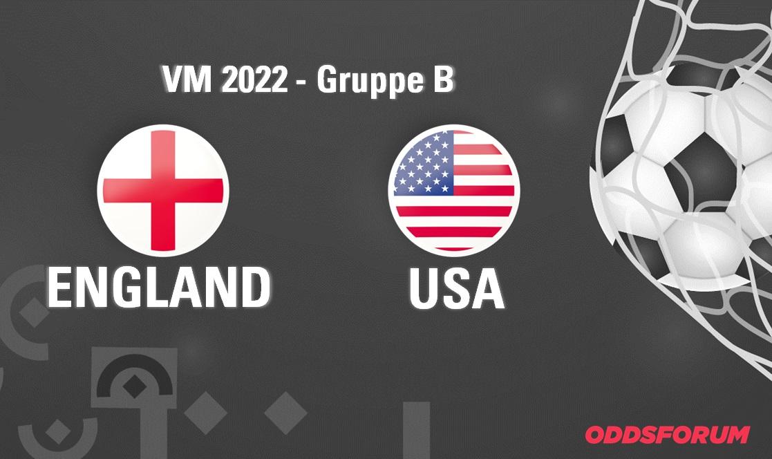 England - USA ved fodbold VM 2022