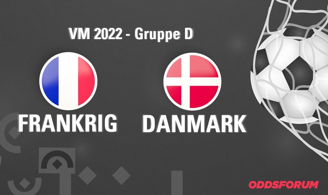 Frankrig - Danmark ved fodbold VM 2022