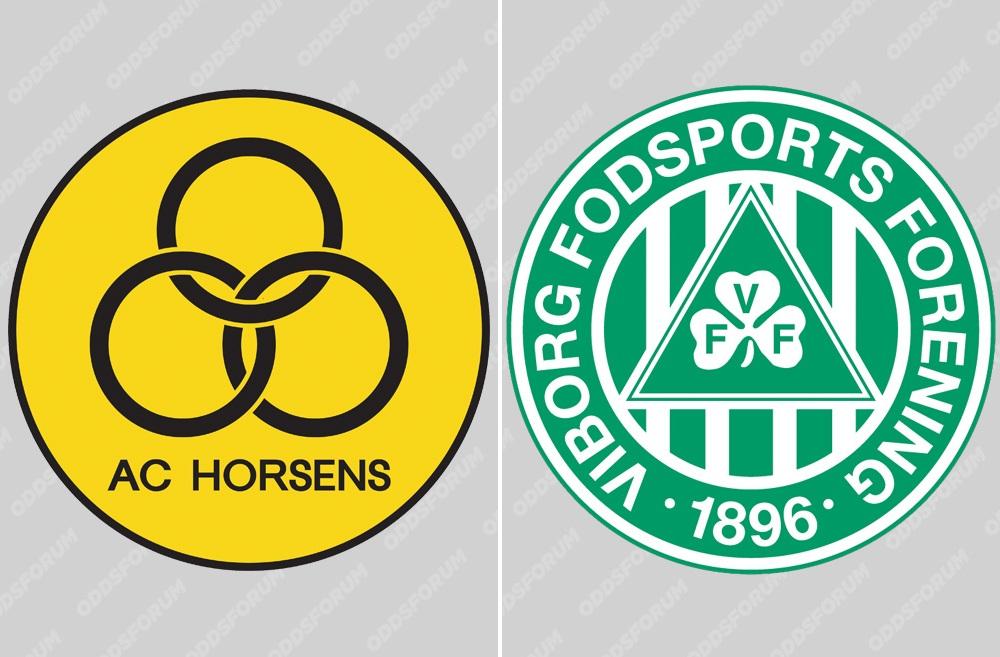 AC Horsens vs Viborg FF logoer