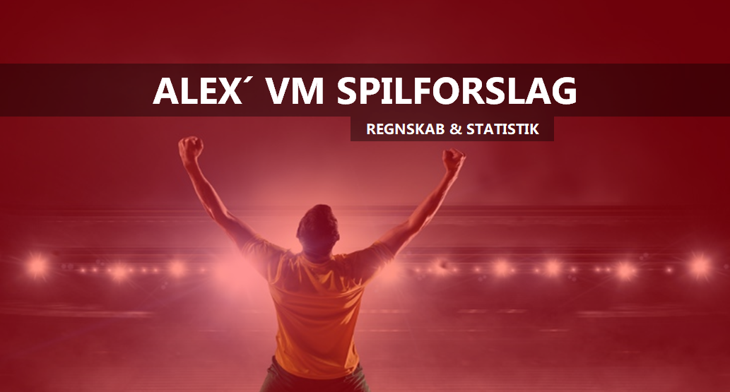 VM Challenge: Alex Ryes VM 2018 spilforslagsregnskab