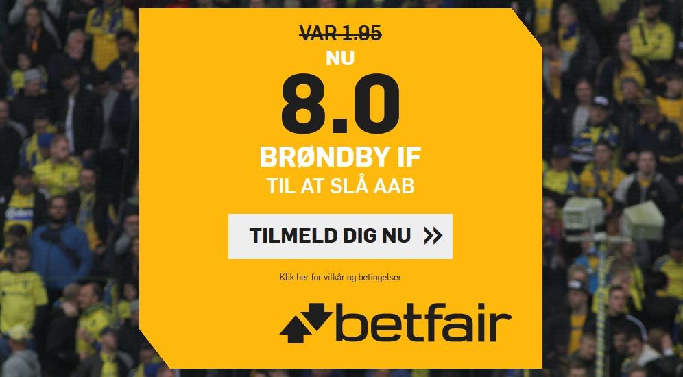 Brøndby - AaB: Få odds 8.00 på BIF-sejr i Pokalsemifinalen