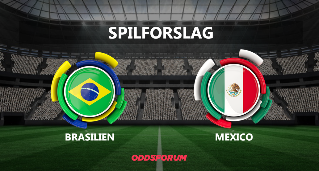 Brasilien - Mexico tips & spilforslag: Brasiliens VM drøm lever videre