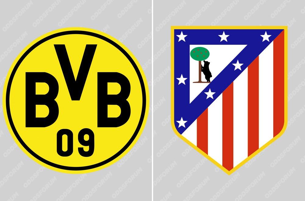 Dortmund - Atletico Madrid odds, spilforslag og statistik