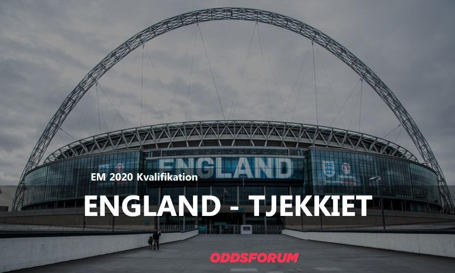 England - Tjekkiet spilforslag & odds