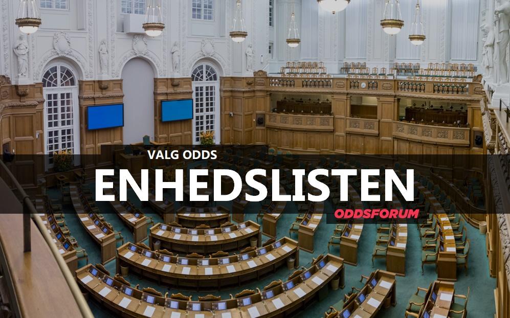 Enhedslisten: Odds på Liste Ø ved Folketingsvalget i 2019