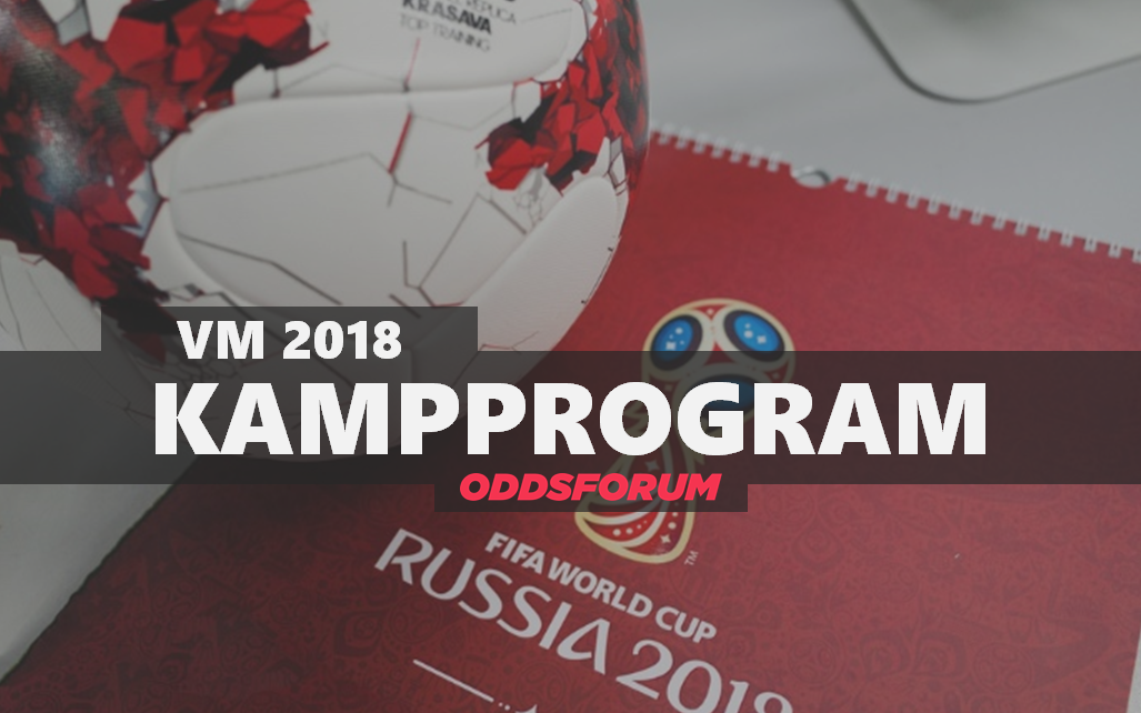 Kampprogram ved VM 2018 i fodbold