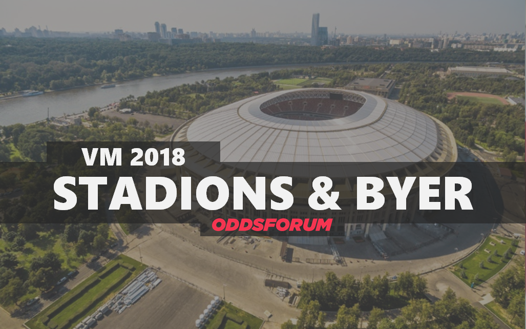 VM 2018: Stadions, byer og spillesteder