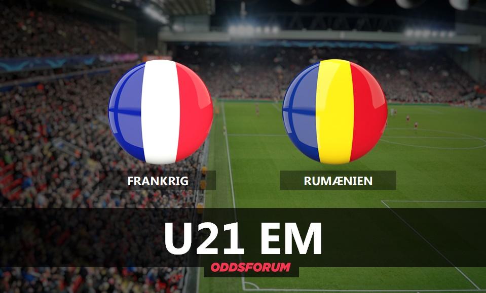 Frankrig U21 - Rumænien U21 EM: Odds og Spilforslag