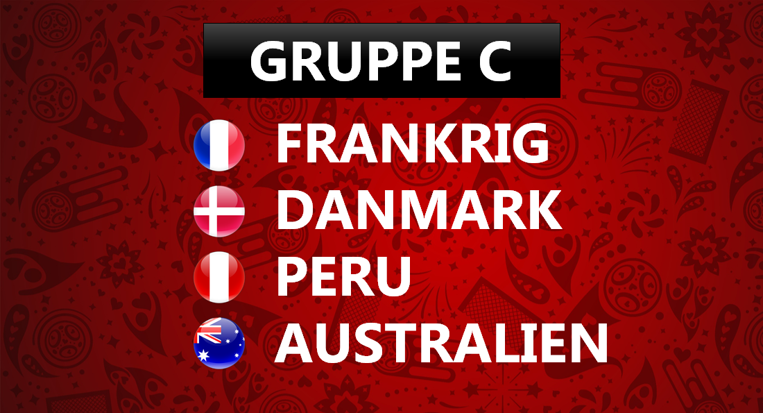 Gruppe C VM 2018: Odds og optakt på Danmarks VM-gruppe