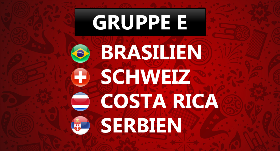 Gruppe E VM 2018: Odds og optakt på Brasiliens VM-gruppe