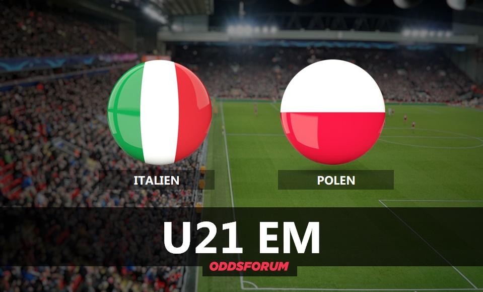 Italien U21 - Polen U21 EM: Odds og Spilforslag