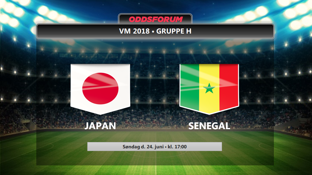 Japan - Senegal odds: VM 2018 optakt, oddsforslag, startopstillinger og livestream
