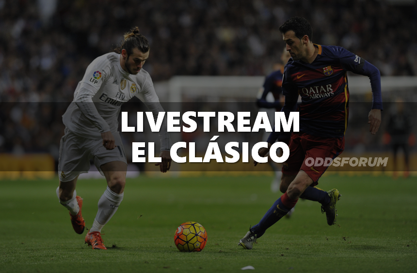 Livestream El Clásico: Se Real Madrid - Barcelona på nettet