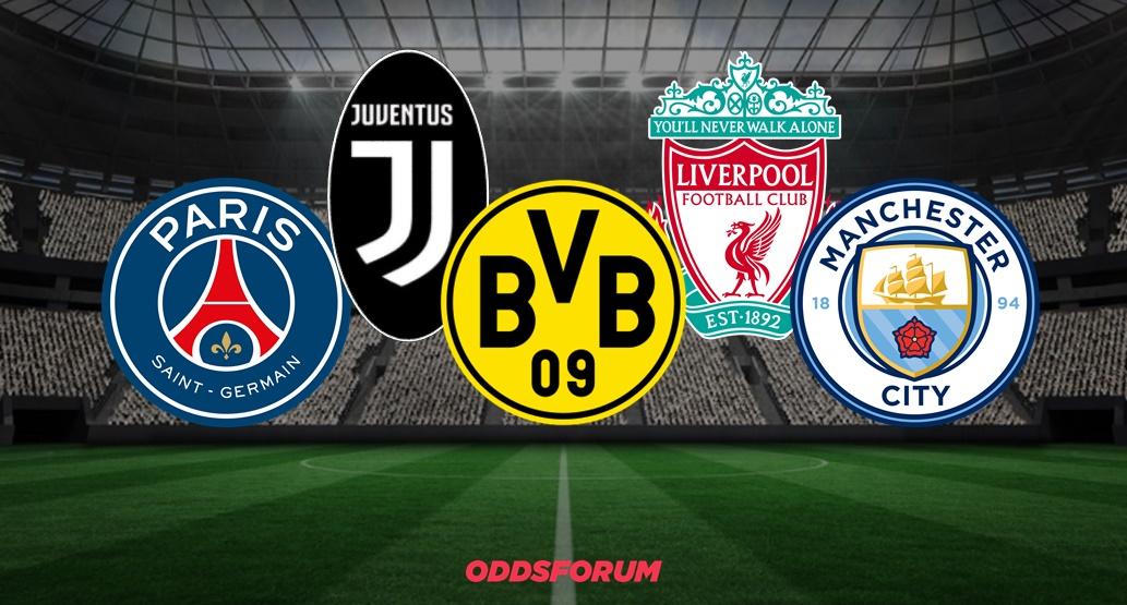 Specialodds: Forbliver PSG, Juventus, Man City, Liverpool og Dortmund ubesejret?