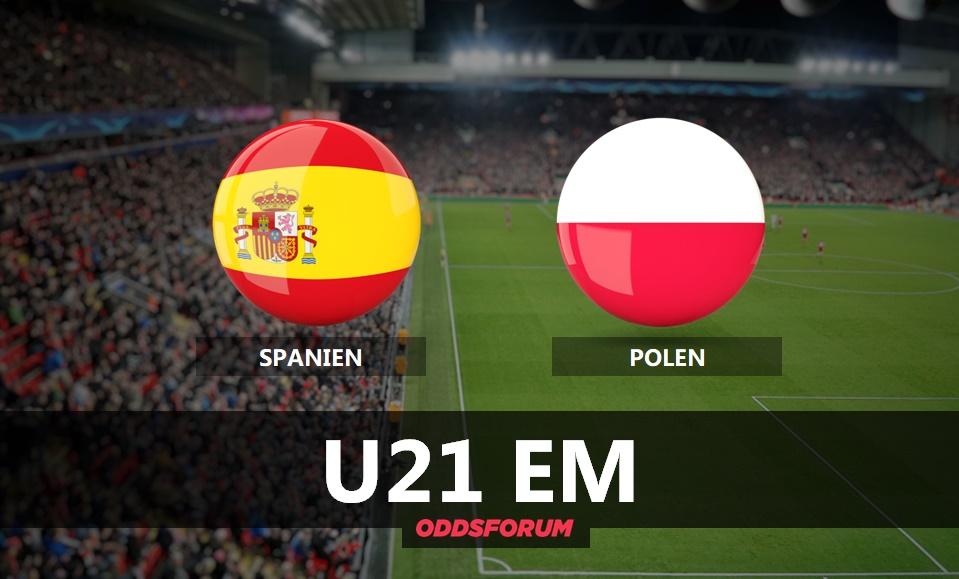 Spanien U21 - Polen U21 EM: Odds og Spilforslag
