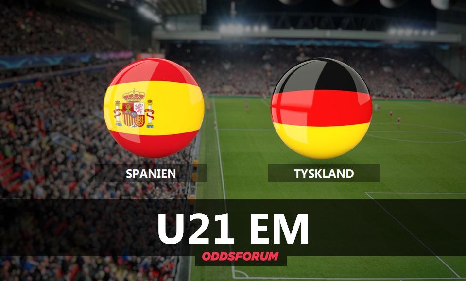 Spanien - Tyskland odds: Spilforslag til U21 EM finalen