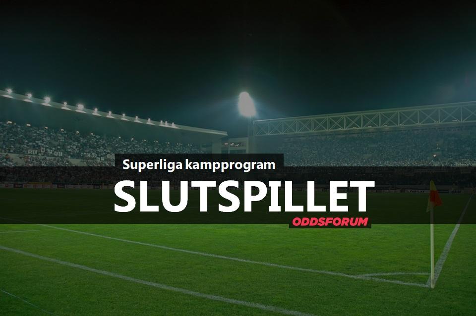 Superliga slutspil kampprogram