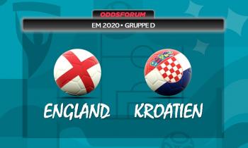 England vs Kroatien ved EM 2020 i fodbold
