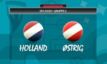 Holland vs Østrig ved EM 2020 i fodbold