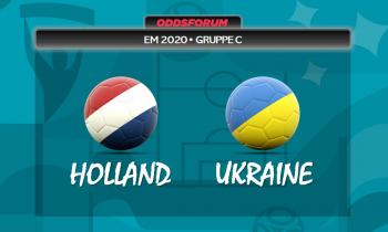 Holland vs Ukraine ved EM 2020 i fodbold