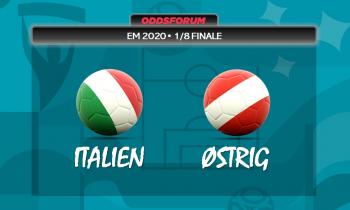 Italien vs Østrig 1/8-finale ved EM 2020 i fodbold