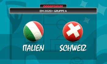 Italien vs Schweiz ved EM 2020 i fodbold