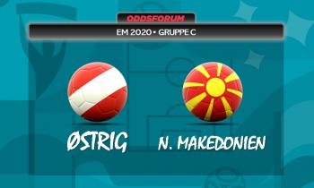 Østrig vs Nordmakedonien ved EM 2020 i fodbold