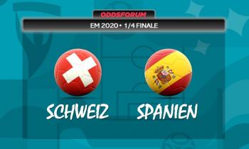 Schweiz vs Spanien optakt til kvartfinalen ved EM 2020 i fodbold
