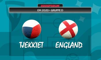 Tjekkiet vs England ved EM 2020 i fodbold