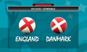 England vs Danmark i EM 2020 semifinalen i fodbold